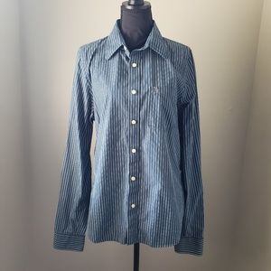 Abercrombie & Fitch Muscle Button Down Dress Shirt